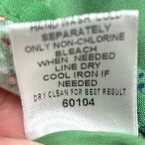 Baltic Born NWT Rio Green Multi Floral Rayon Boho Fairy Short Dress Size S - Picture 11 of 13